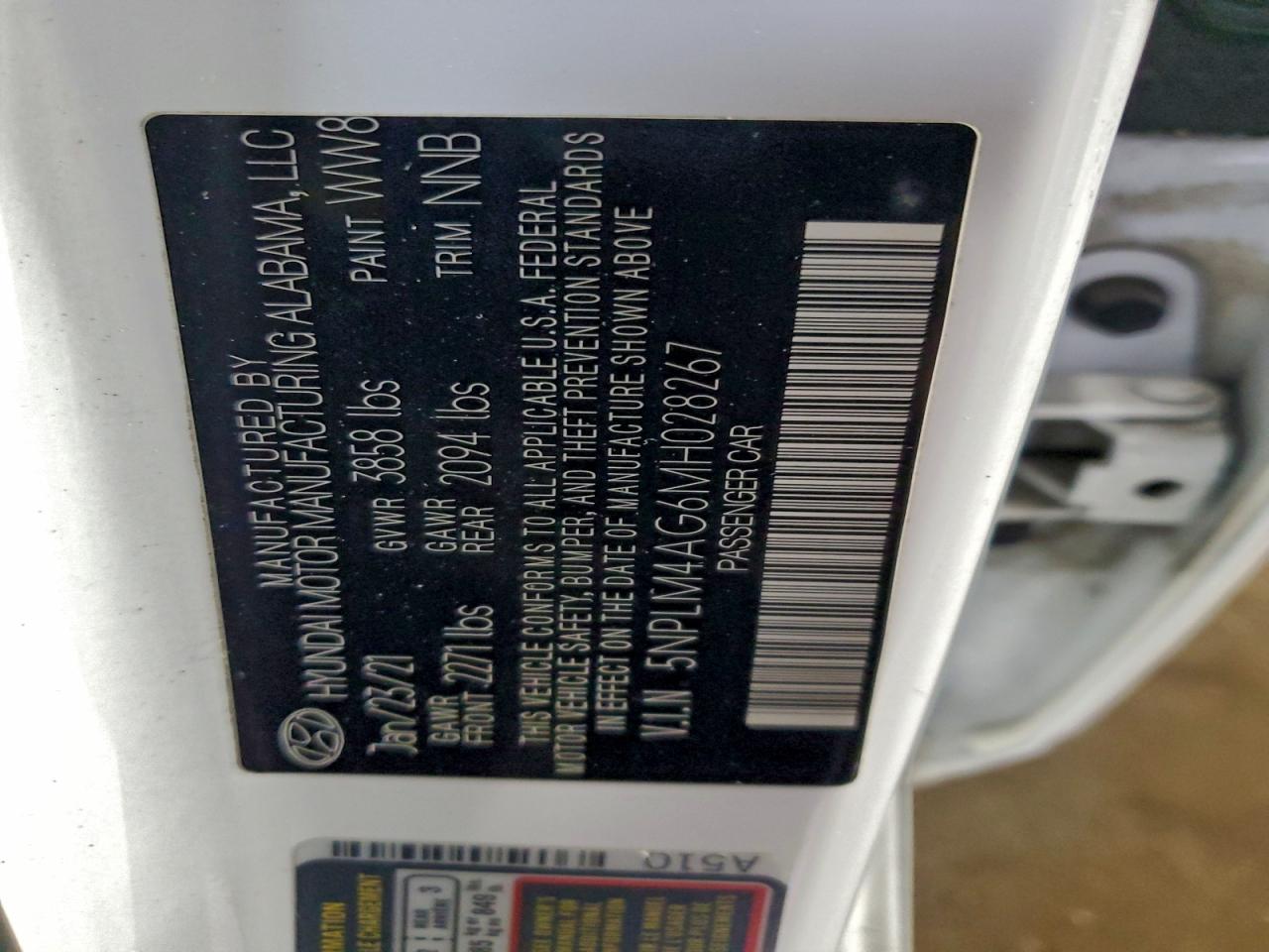 2021 HYUNDAI ELANTRA SEL photo 23
