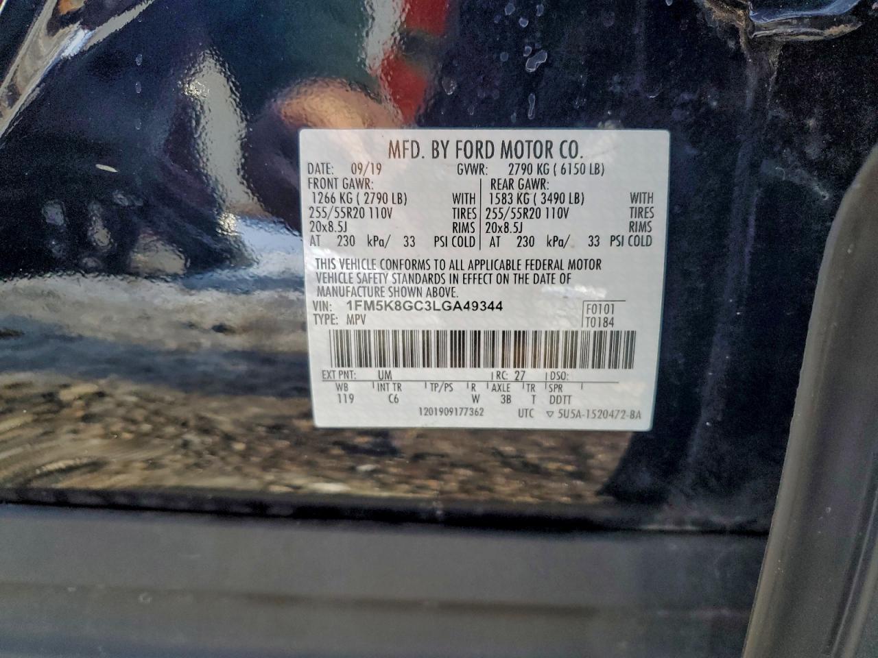 2020 FORD EXPLORER ST photo 13