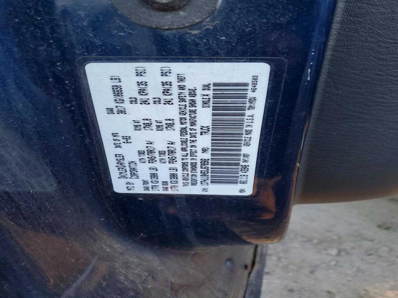 2003 DODGE RAM 1500 ST photo 12