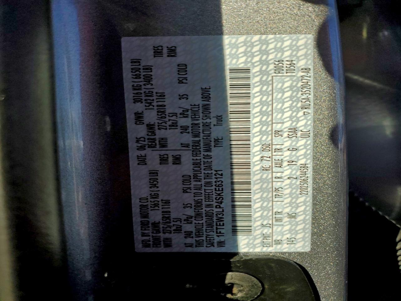 2025 FORD F150 XLT photo 12