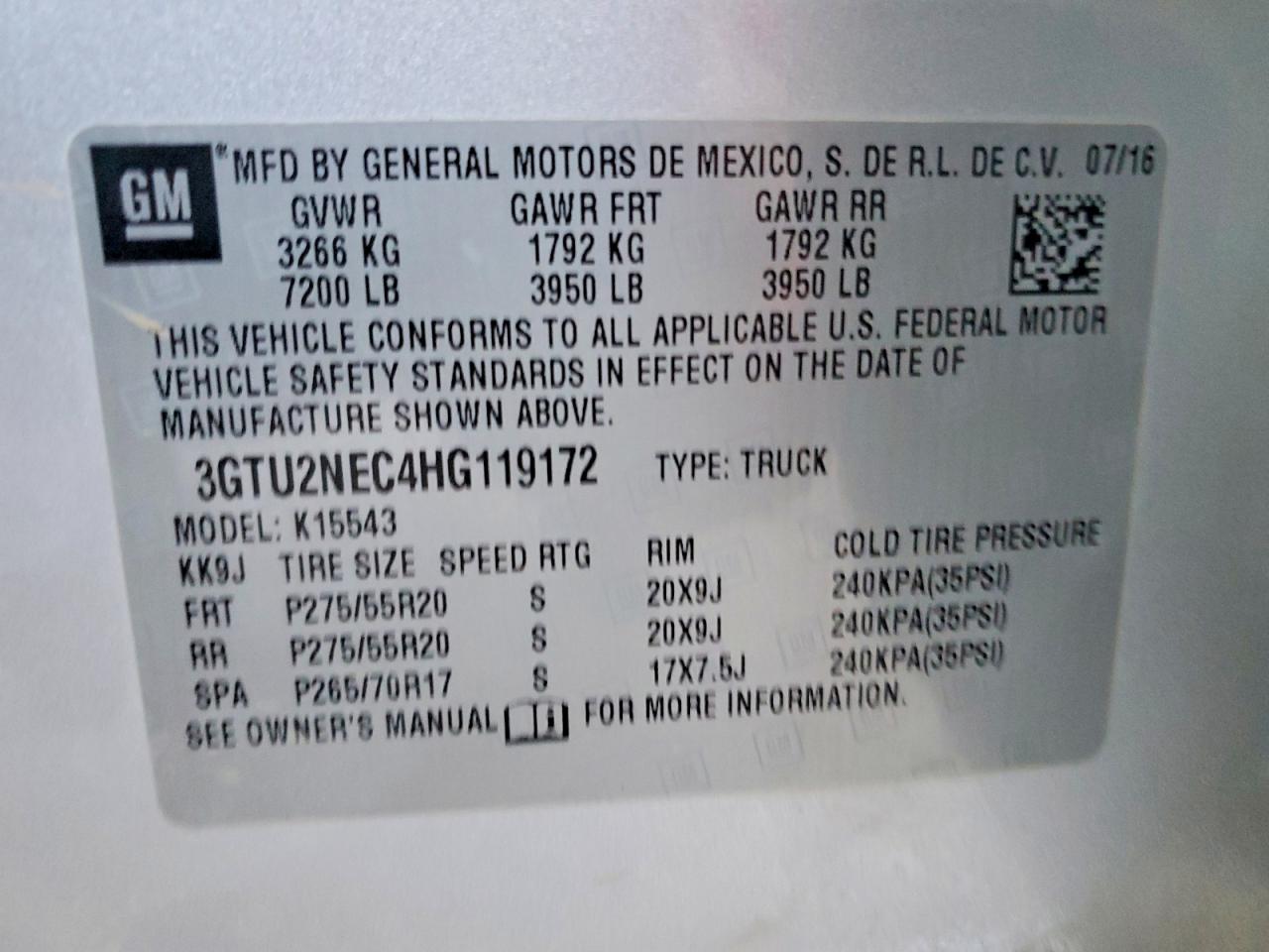 2017 GMC SIERRA K1500 SLT photo 12