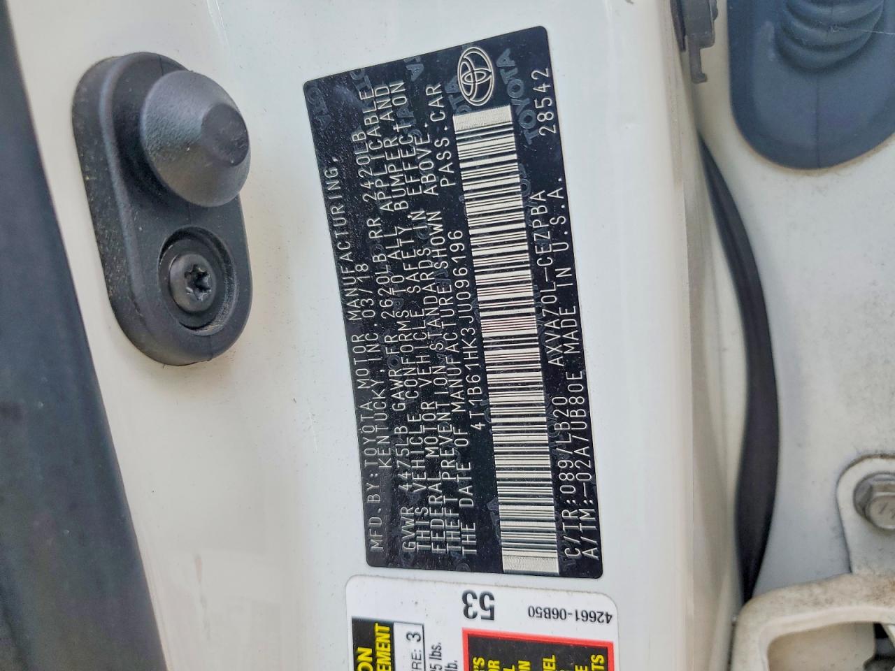 2018 TOYOTA CAMRY XSE photo 23