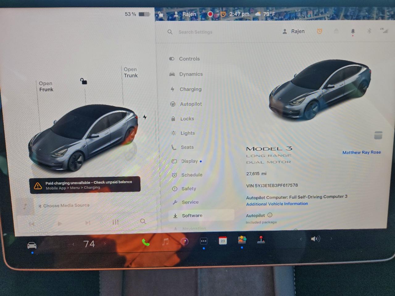 2023 TESLA MODEL 3 photo 9