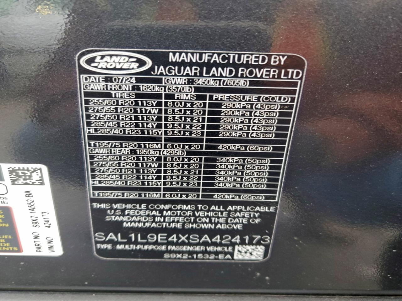 2025 LAND ROVER RANGE ROVER SPORT DYNAMIC SE photo 13