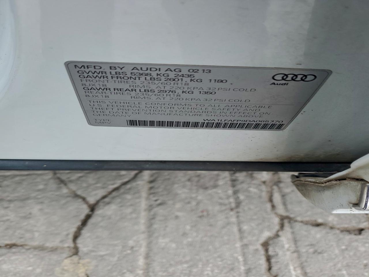 2013 AUDI Q5 PREMIUM PLUS photo 13