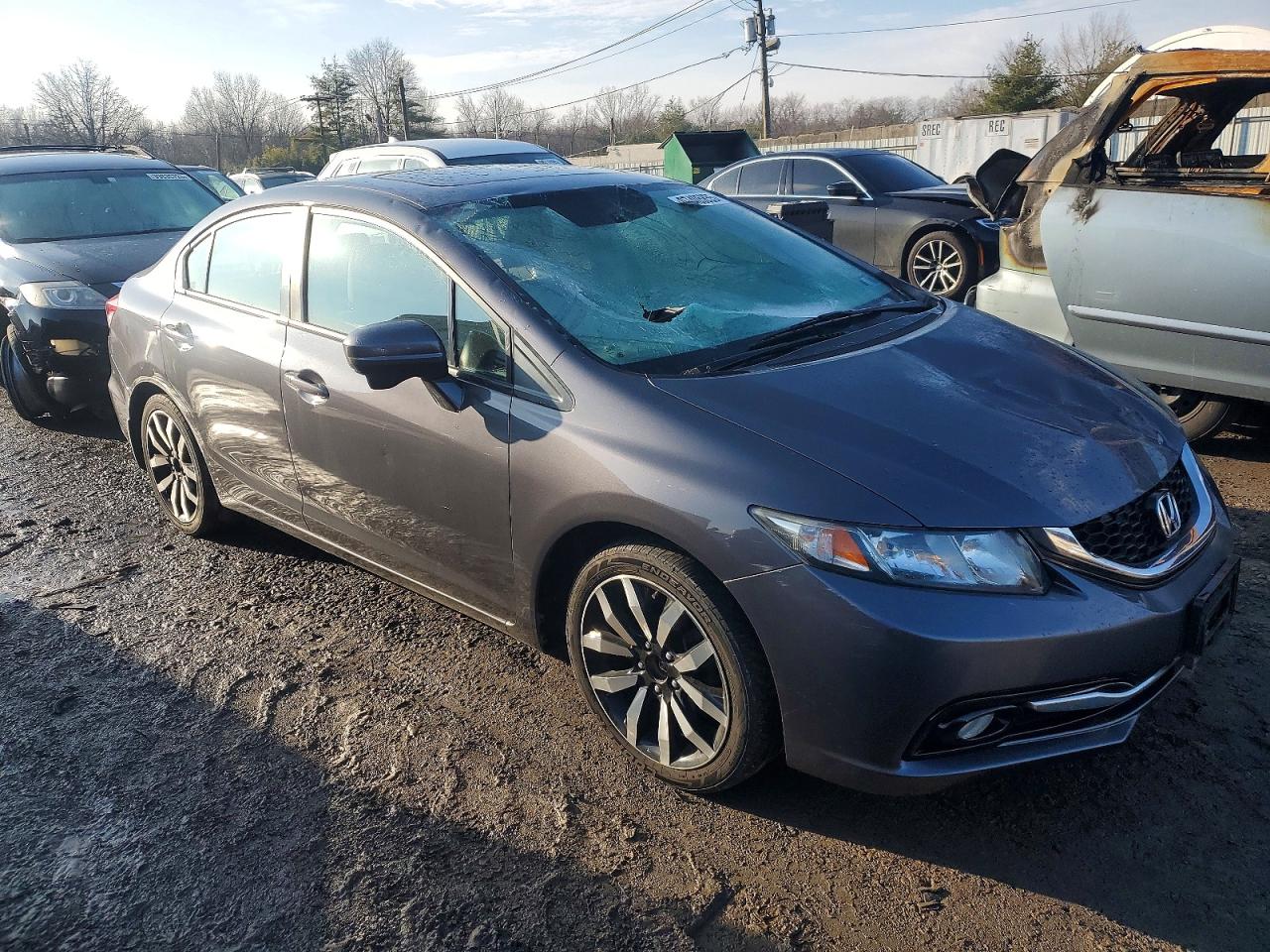 2014 HONDA CIVIC EXL photo 4