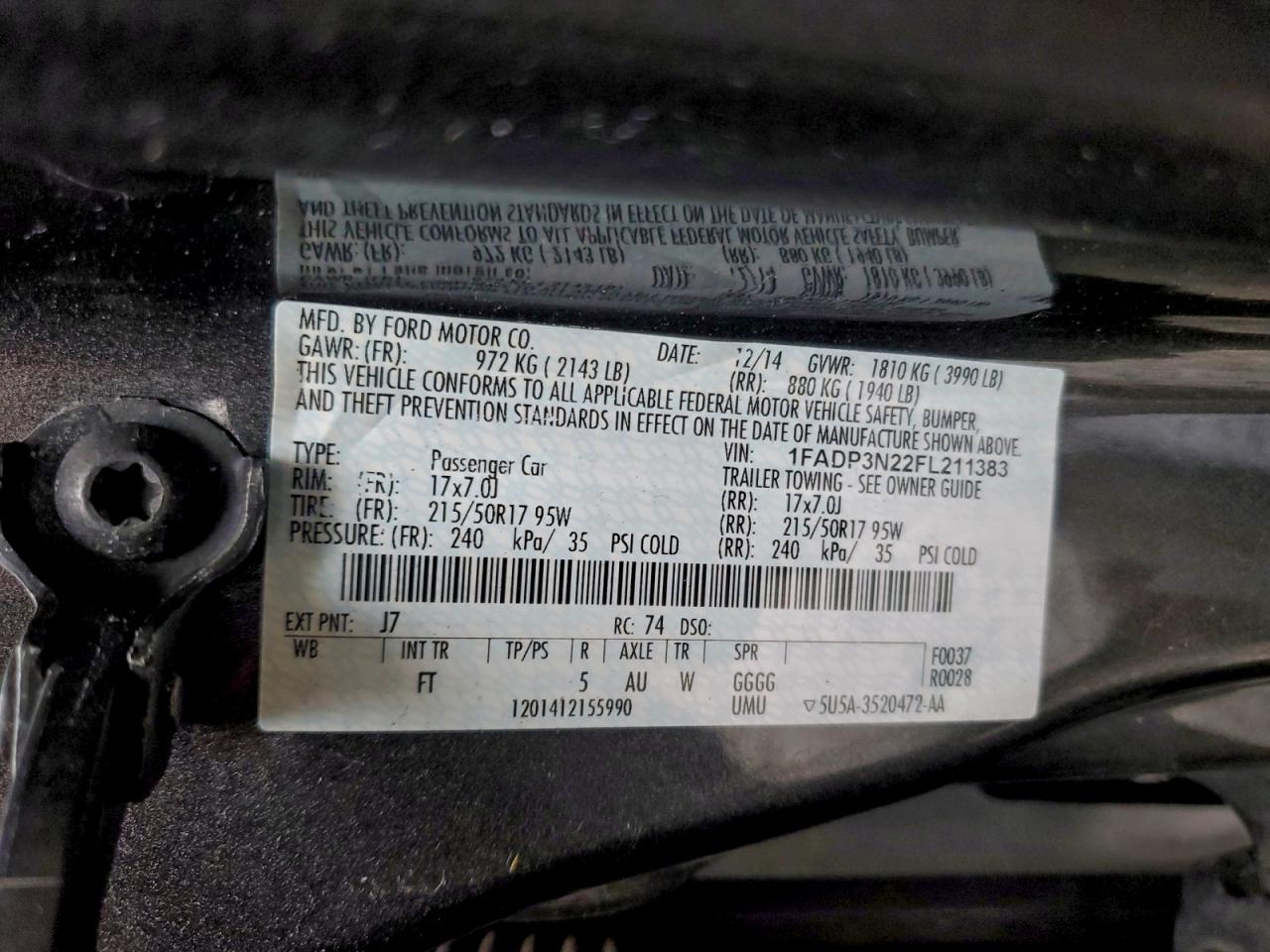 2015 FORD FOCUS TITANIUM photo 23