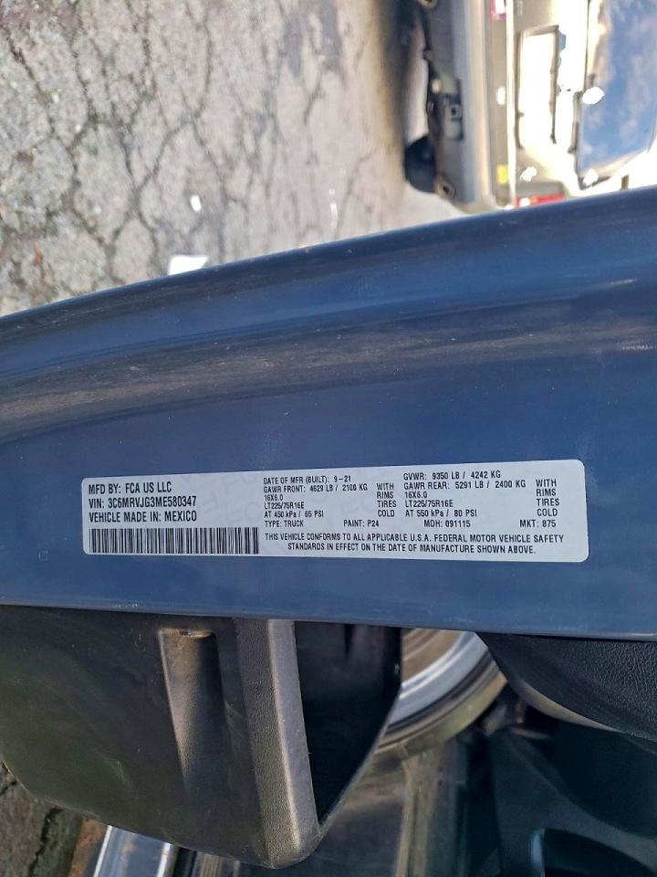 2021 RAM PROMASTER 3500 DELIVERY VAN photo 26