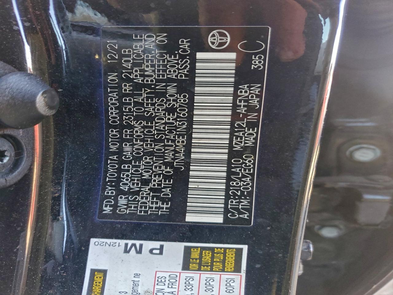 2022 TOYOTA COROLLA XSE photo 12