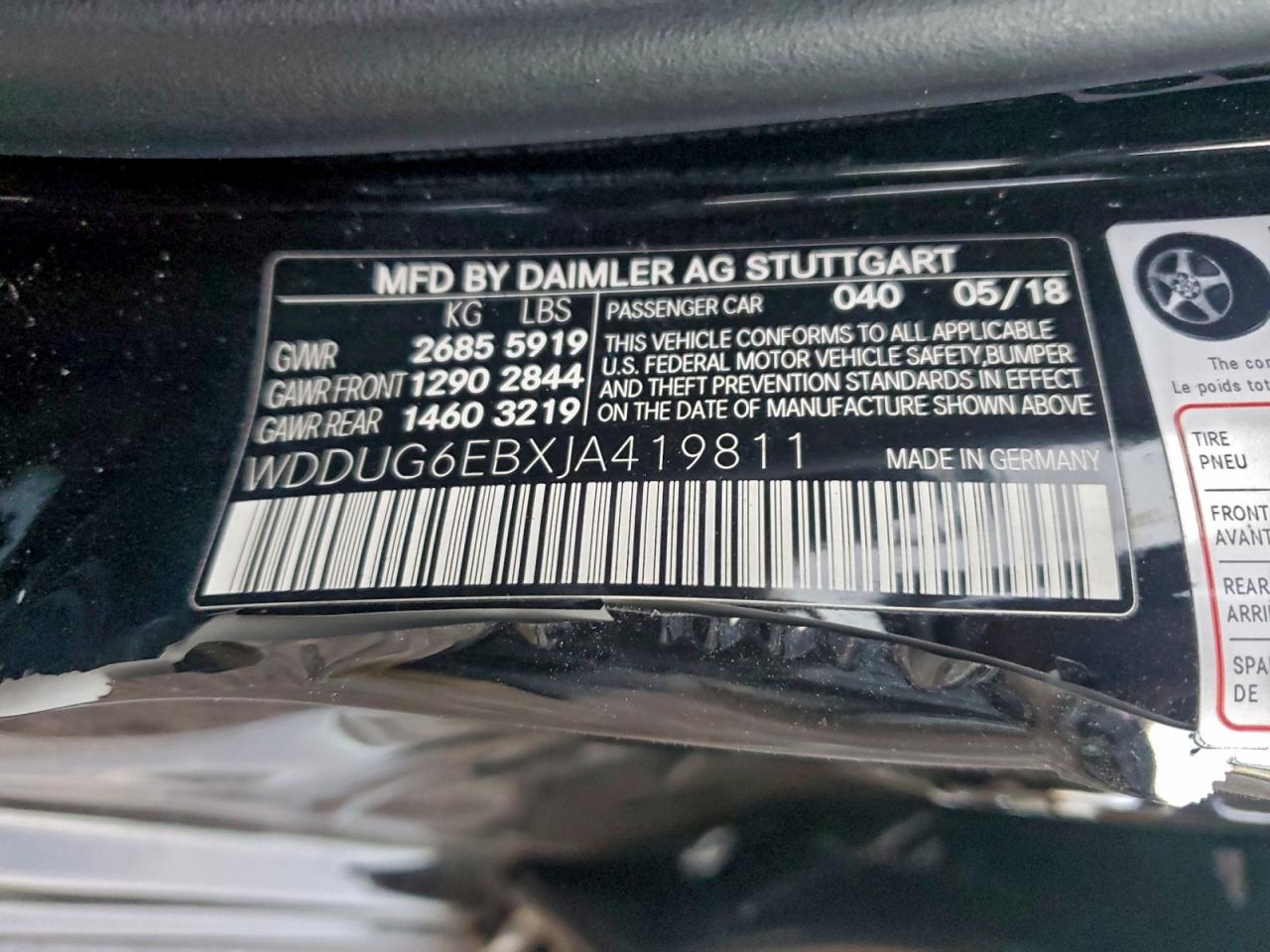 2018 MERCEDES-BENZ S 450 4MATIC photo 12