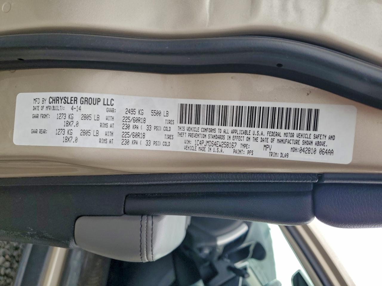 2014 JEEP CHEROKEE LIMITED photo 14
