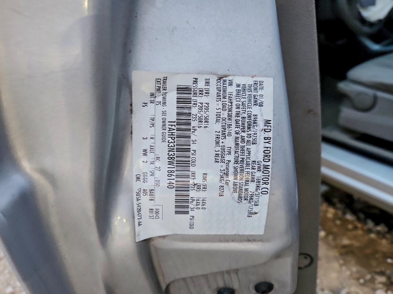2008 FORD FOCUS SE photo 34