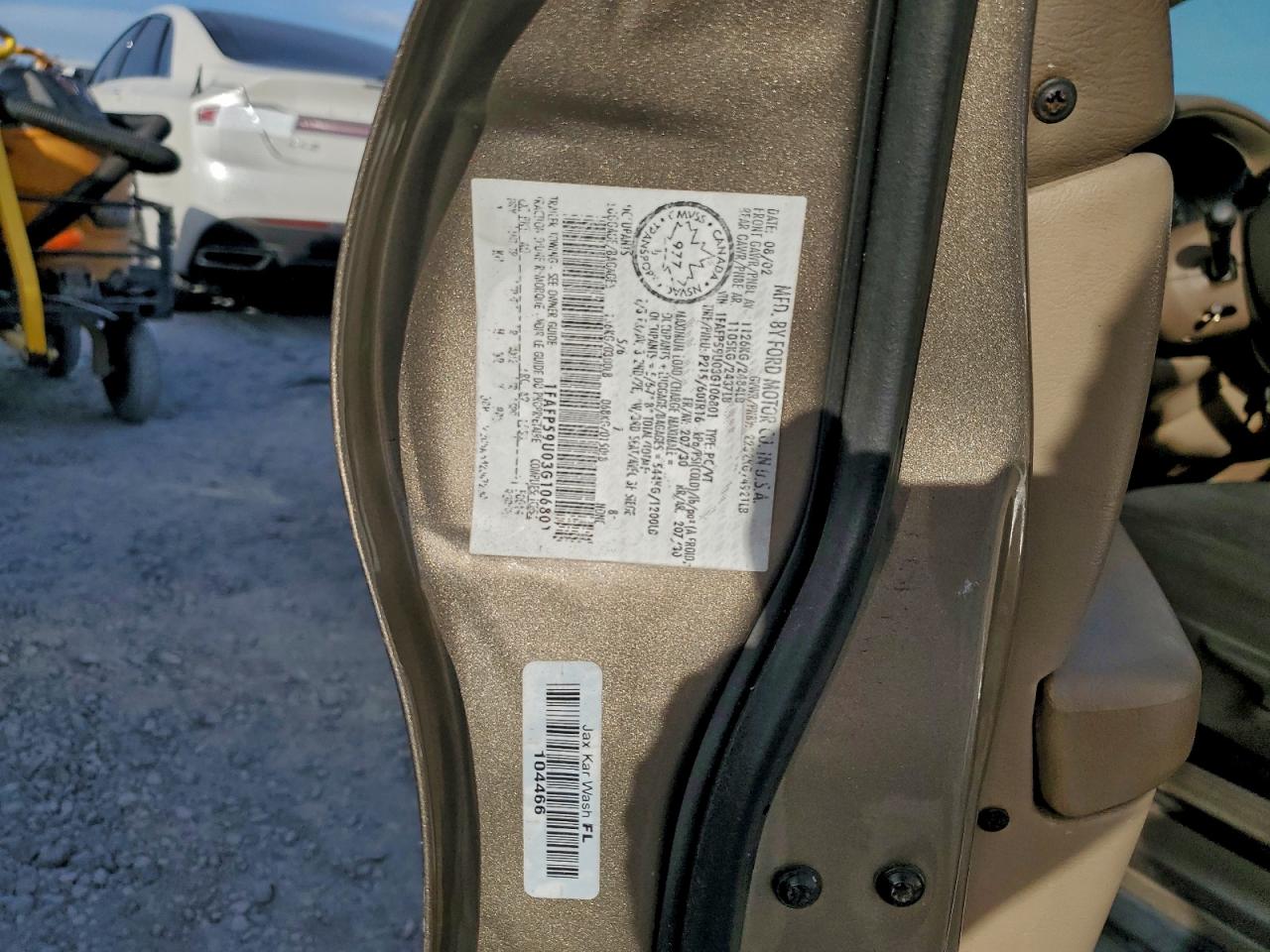 2003 FORD TAURUS SEL photo 23