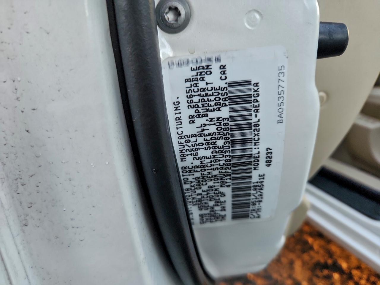 2003 TOYOTA AVALON XL photo 12