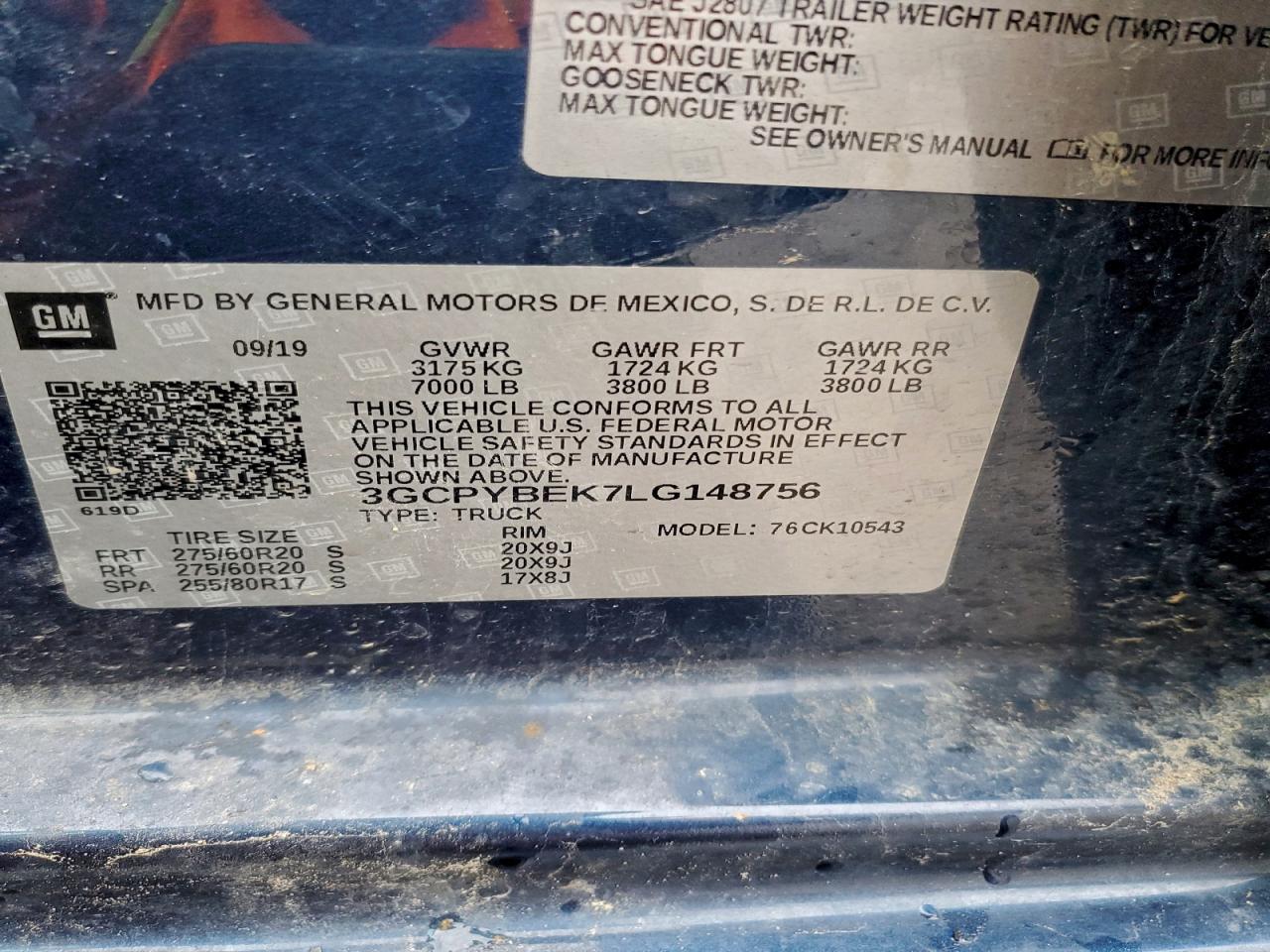 2020 CHEVROLET SILVERADO K1500 CUSTOM photo 12