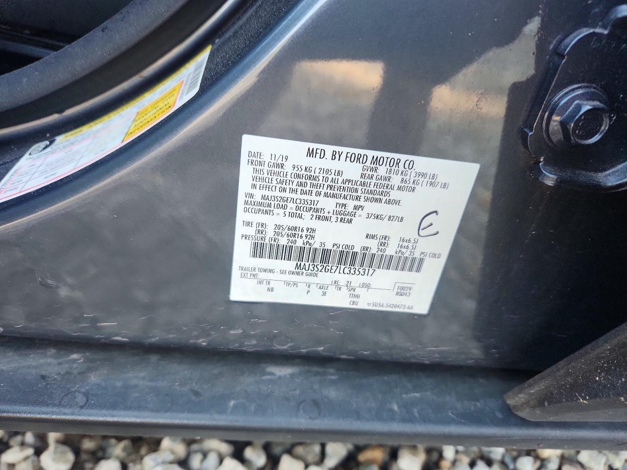 2020 FORD ECOSPORT SE photo 14