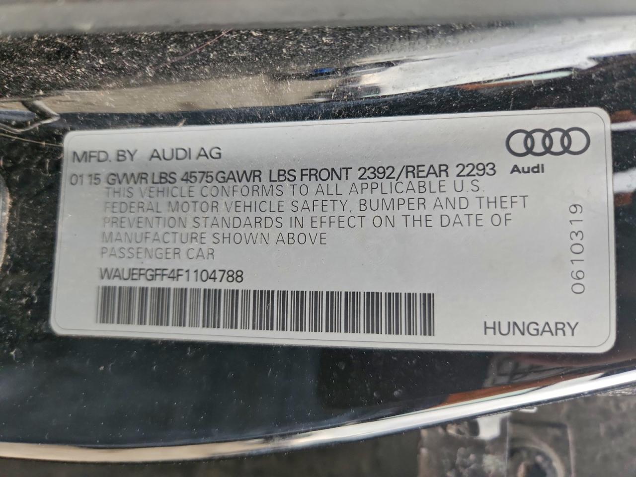 2015 AUDI A3 PREMIUM PLUS photo 12