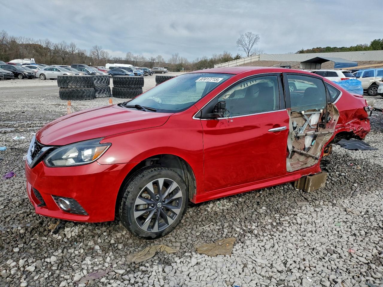 2016 NISSAN SENTRA S — REAR END damage — photo 1