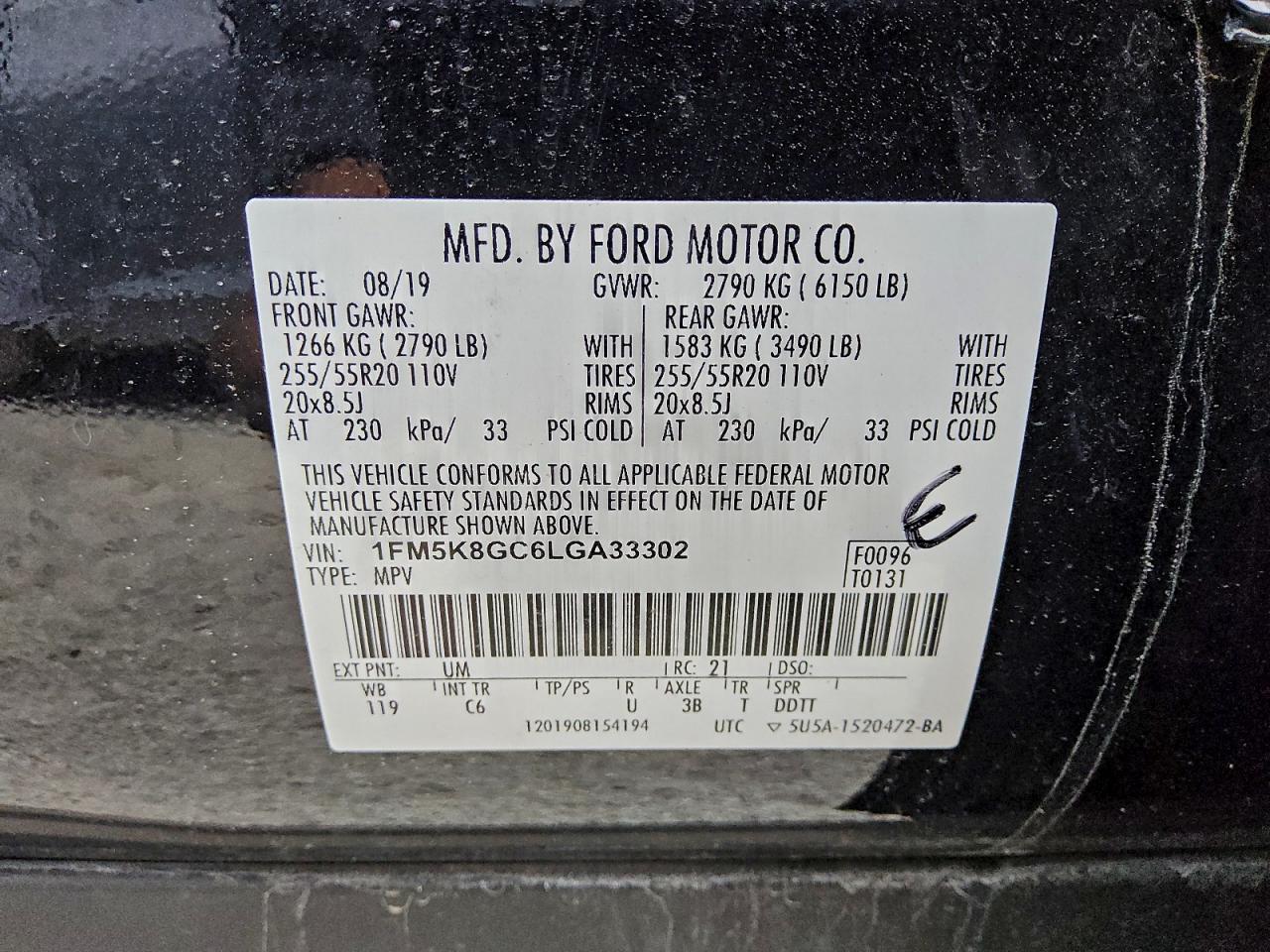 2020 FORD EXPLORER ST photo 13