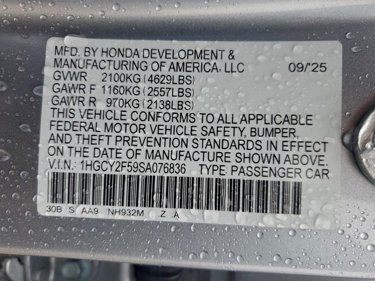 2025 HONDA ACCORD HYBRID SPORT photo 13