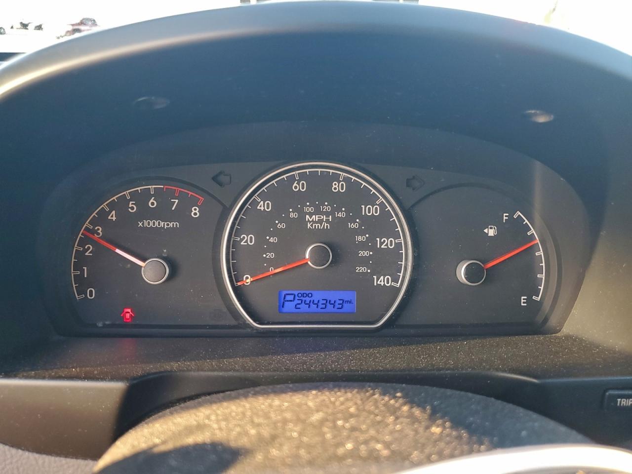 2010 HYUNDAI ELANTRA BLUE photo 9