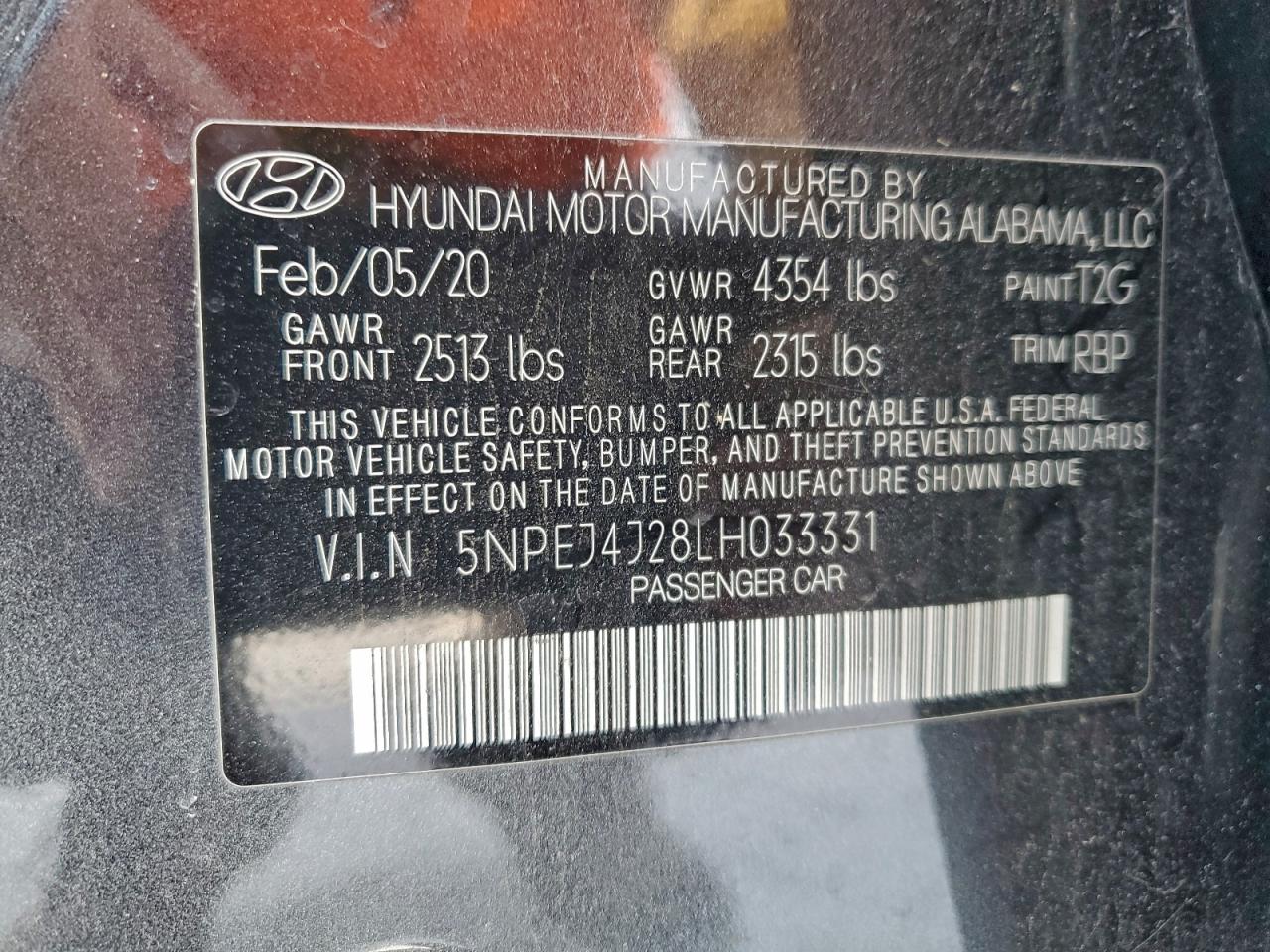 2020 HYUNDAI SONATA SEL PLUS photo 13