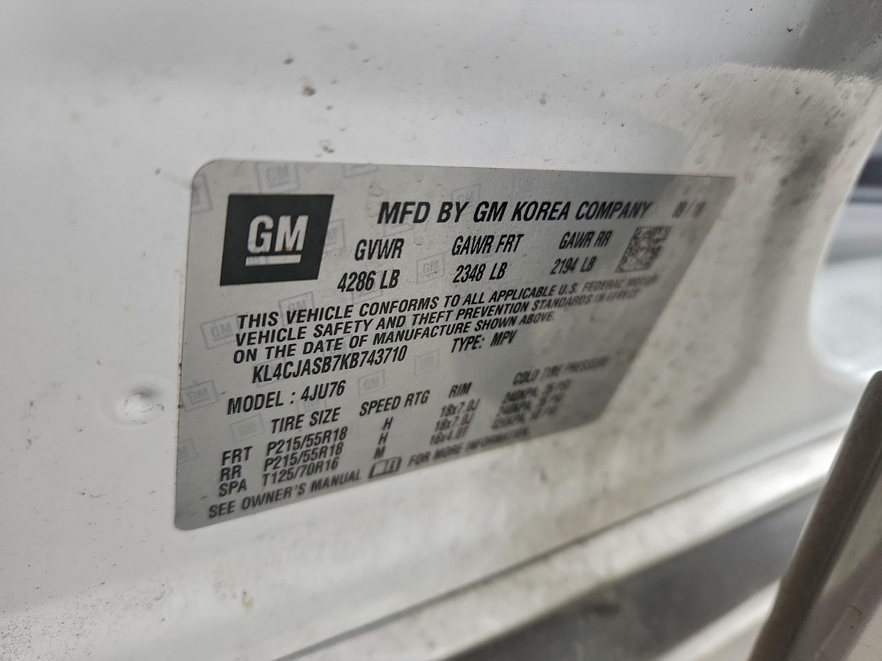 2019 BUICK ENCORE PREFERRED photo 13