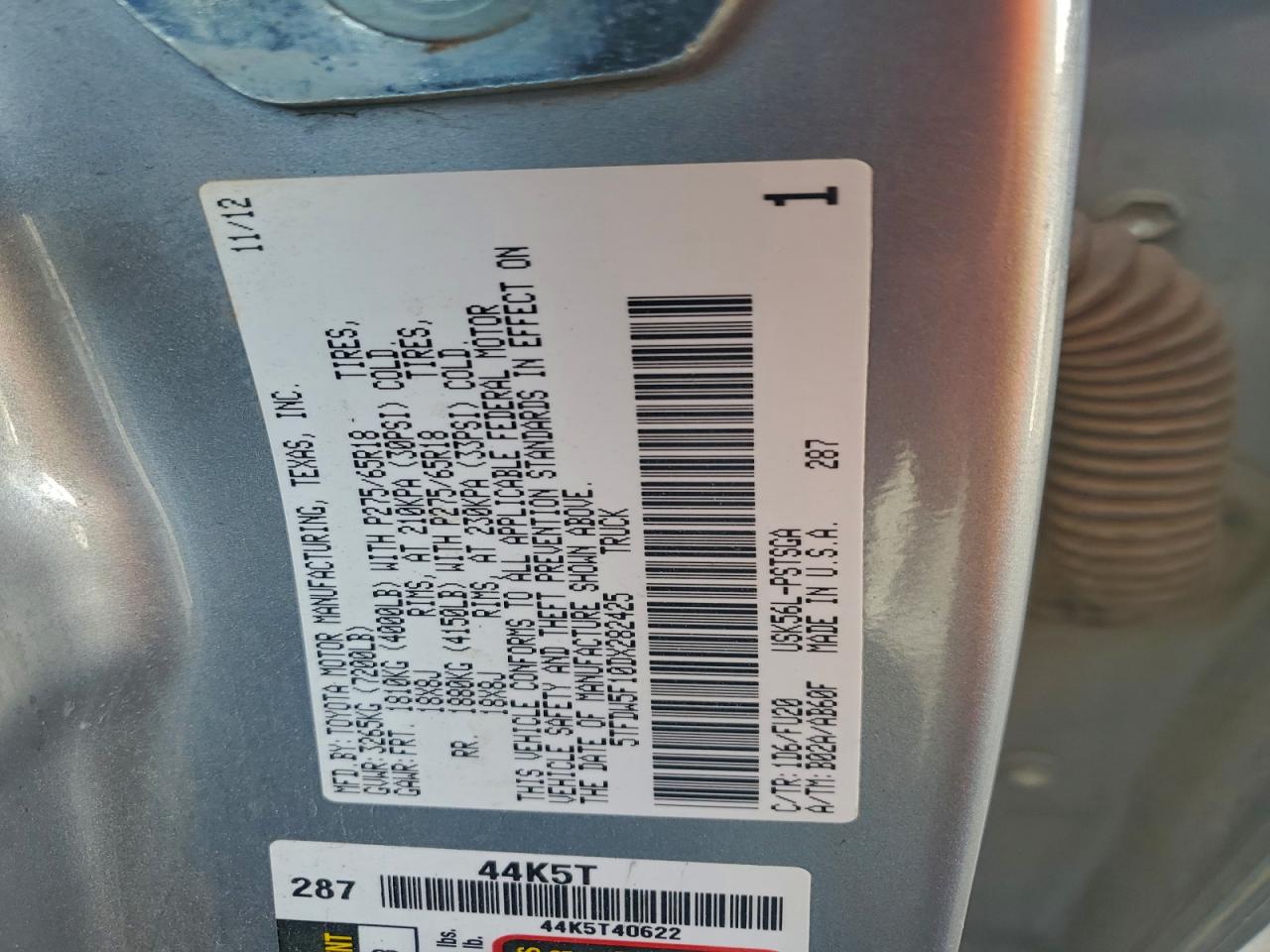 2013 TOYOTA TUNDRA CREWMAX SR5 photo 34