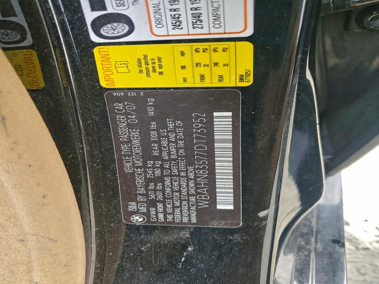 2007 BMW 750 photo 12