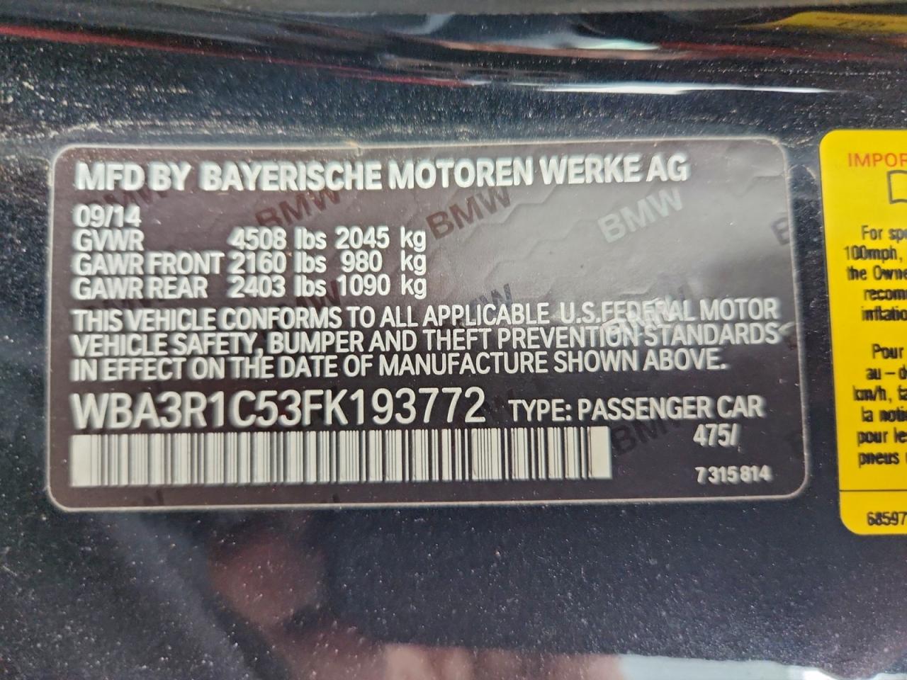 2015 BMW 435 I photo 12