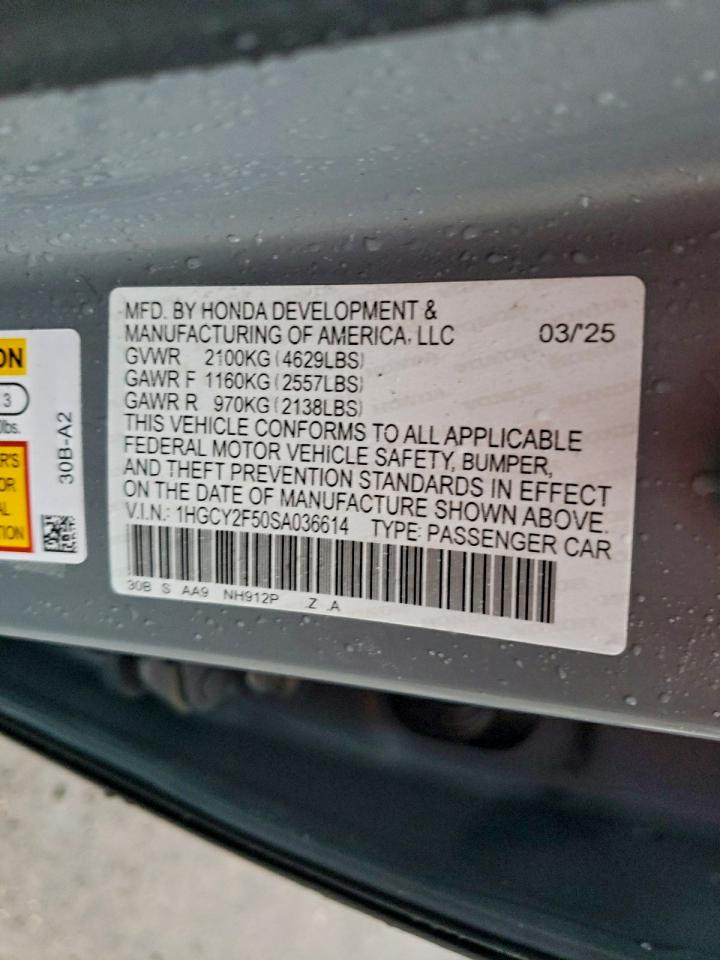2025 HONDA ACCORD HYBRID SPORT photo 12