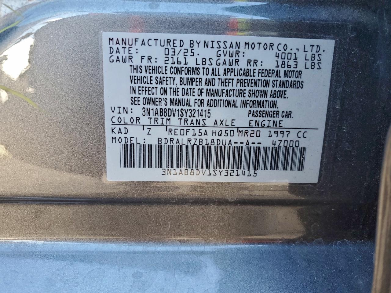 2025 NISSAN SENTRA SR photo 12