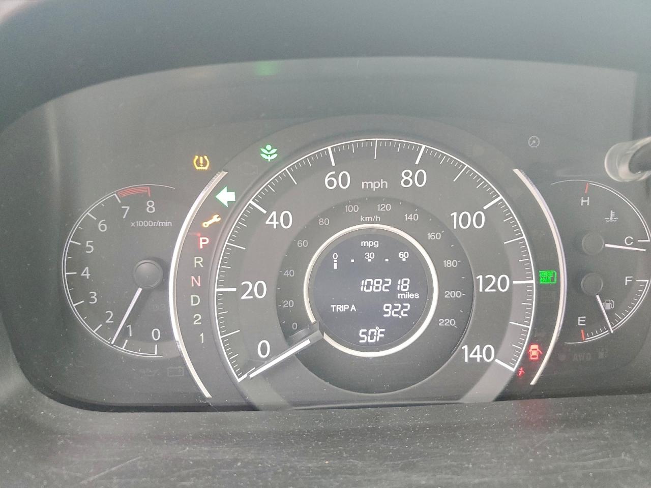 2012 HONDA CR-V EX photo 9