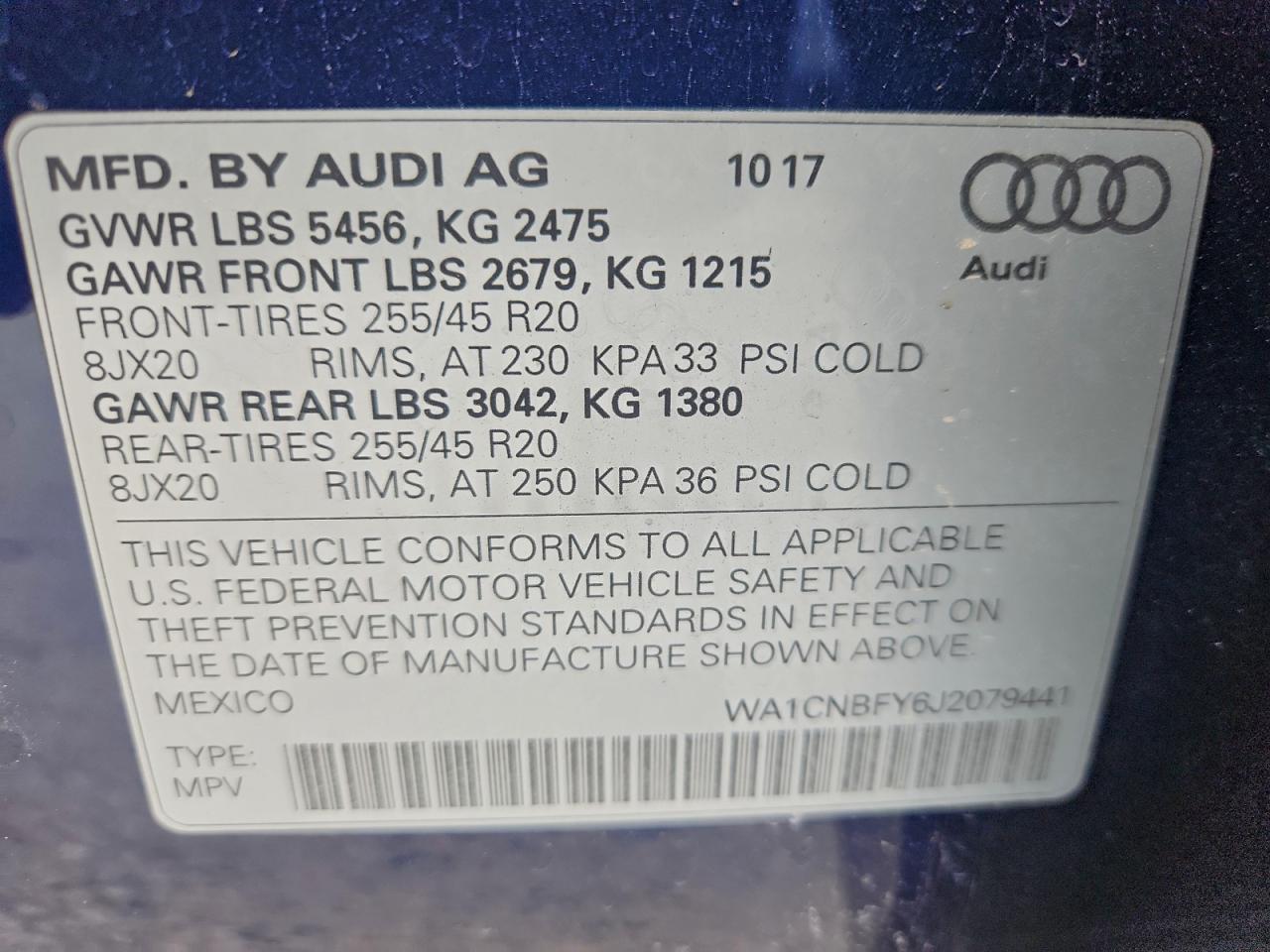 2018 AUDI Q5 PRESTIGE photo 14