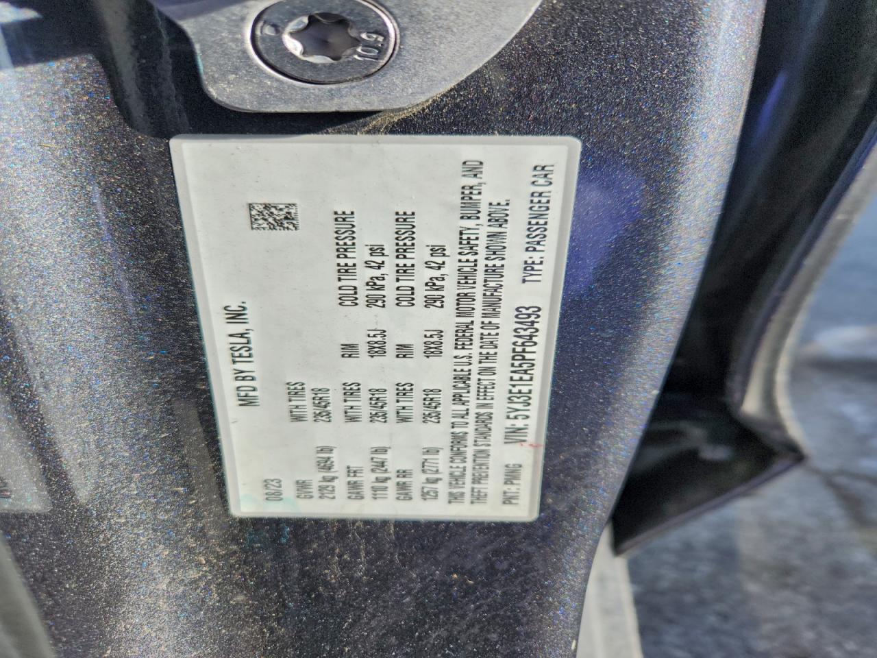2023 TESLA MODEL 3 photo 13