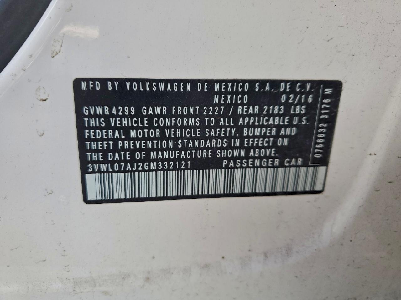 2016 VOLKSWAGEN JETTA SEL photo 12