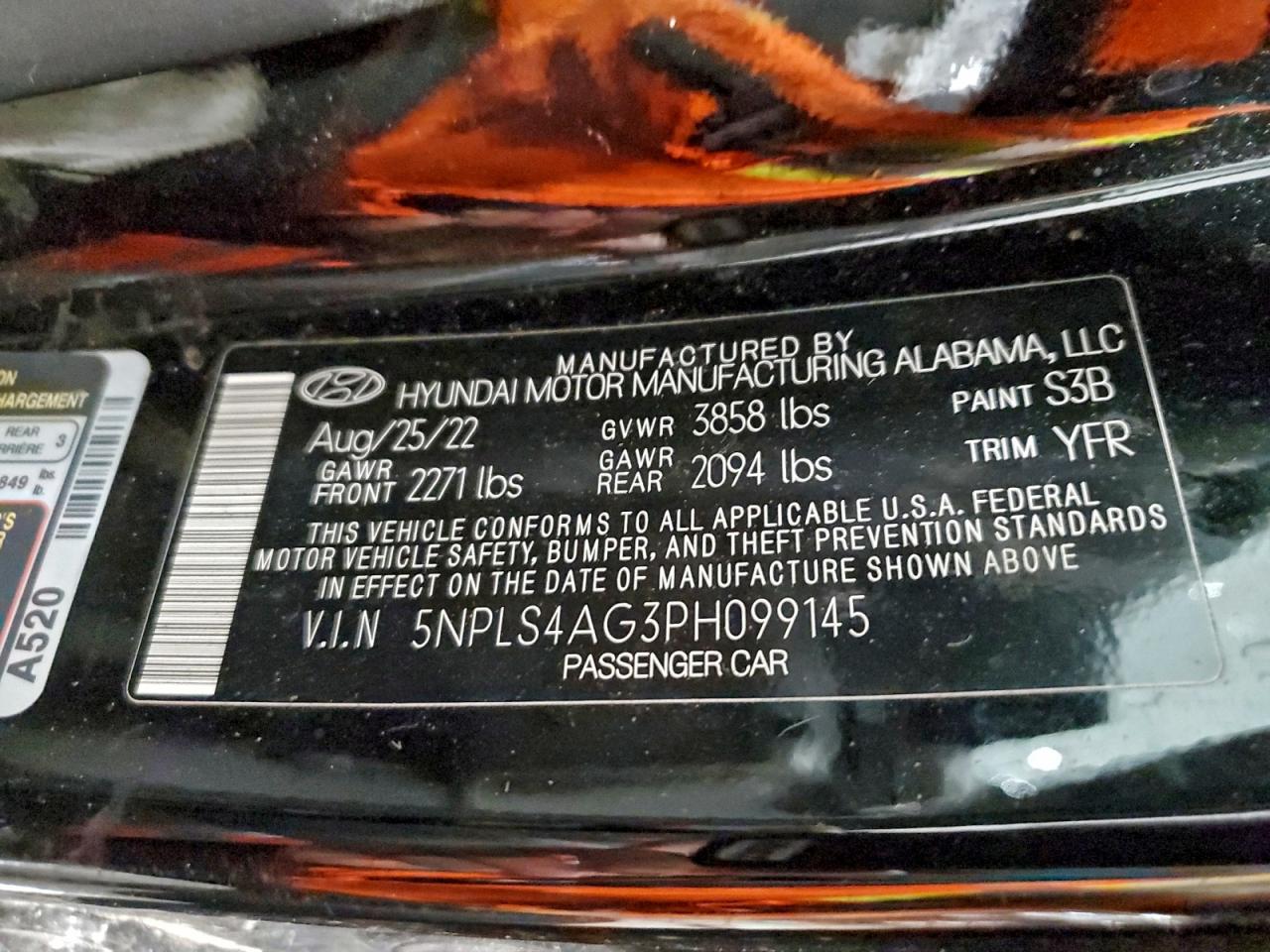 2023 HYUNDAI ELANTRA SEL photo 12