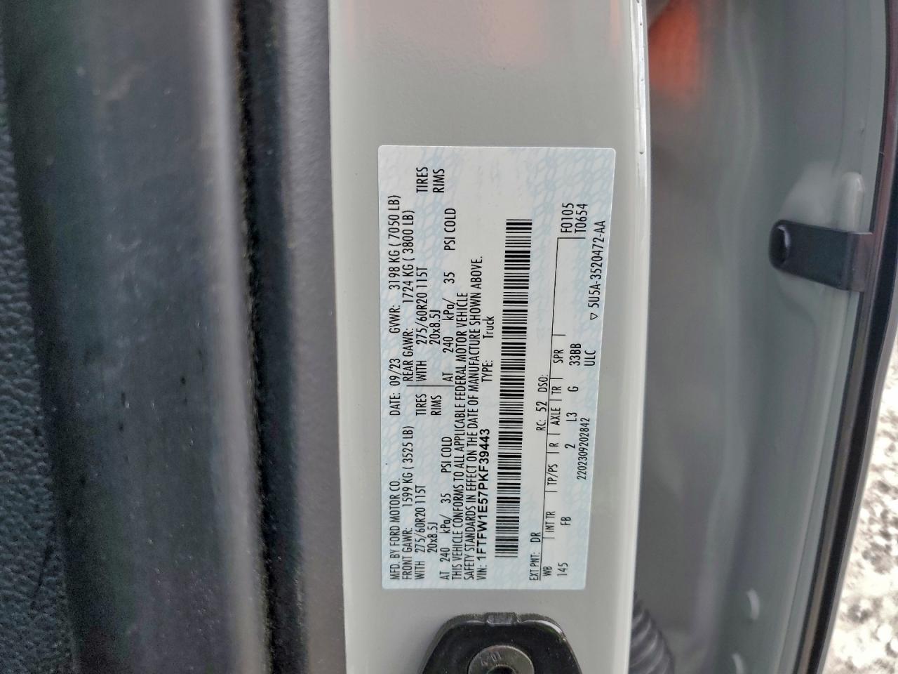 2023 FORD F150 SUPERCREW photo 12