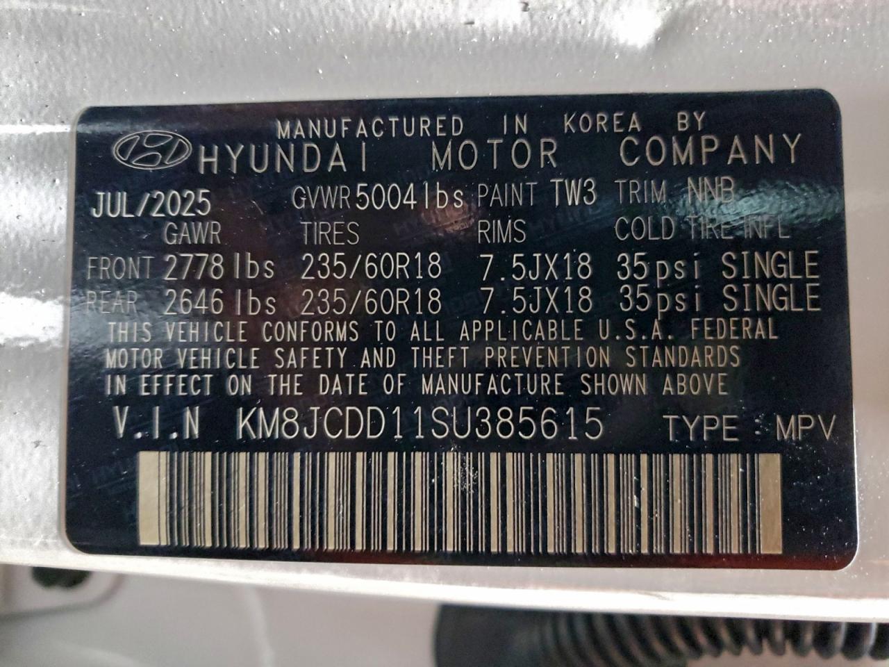 2025 HYUNDAI TUCSON SEL CONVENIENCE photo 13