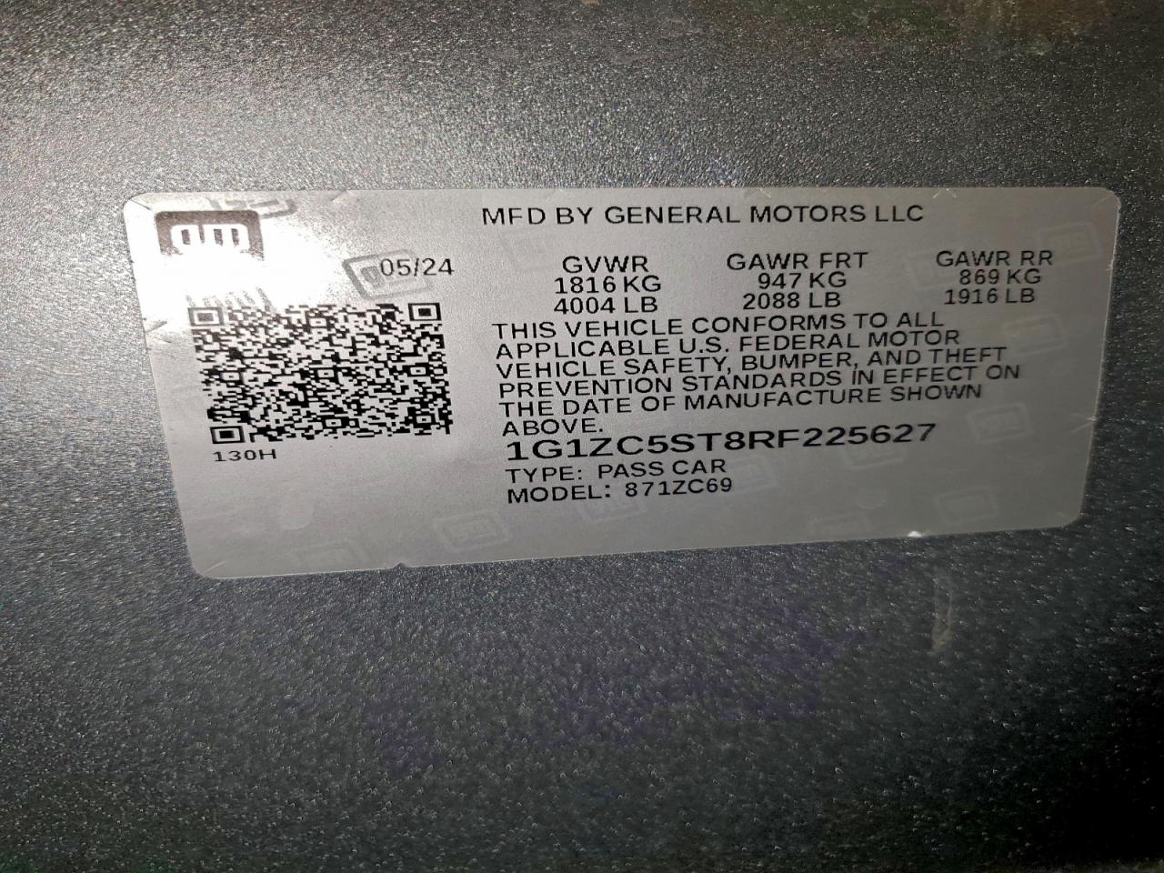 2024 CHEVROLET MALIBU LS photo 12