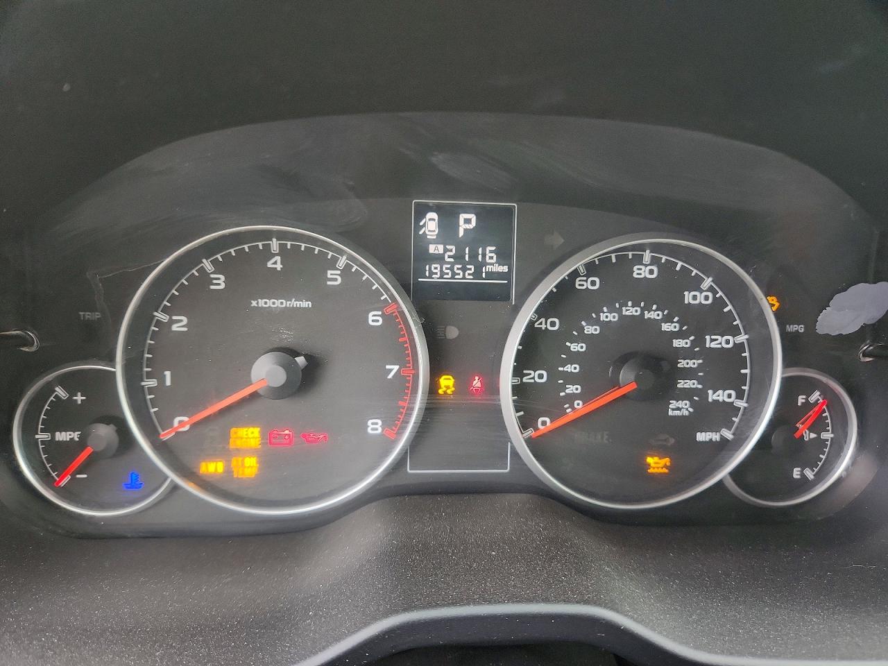 2014 SUBARU OUTBACK 2.5I photo 9