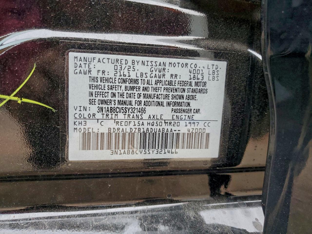 2025 NISSAN SENTRA SV photo 12