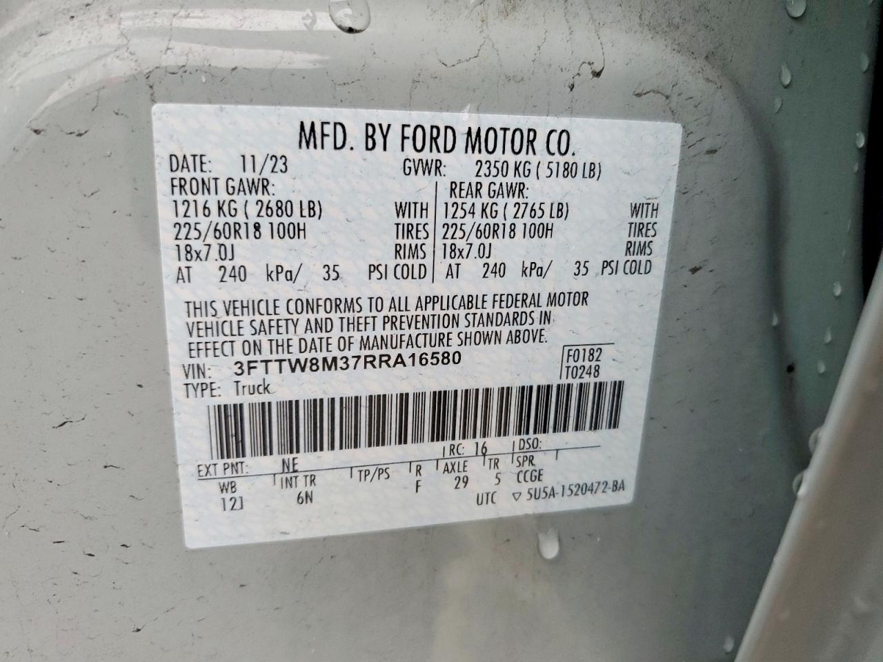 2024 FORD MAVERICK LARIAT photo 13