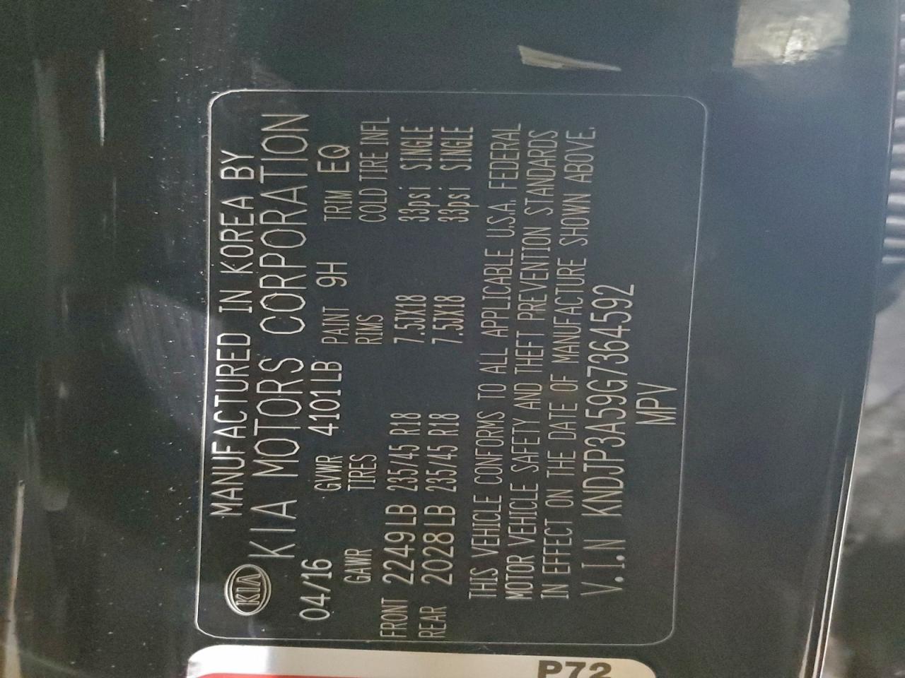 2016 KIA SOUL + photo 23