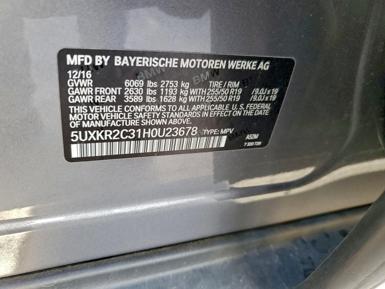 2017 BMW X5 SDRIVE35I photo 27