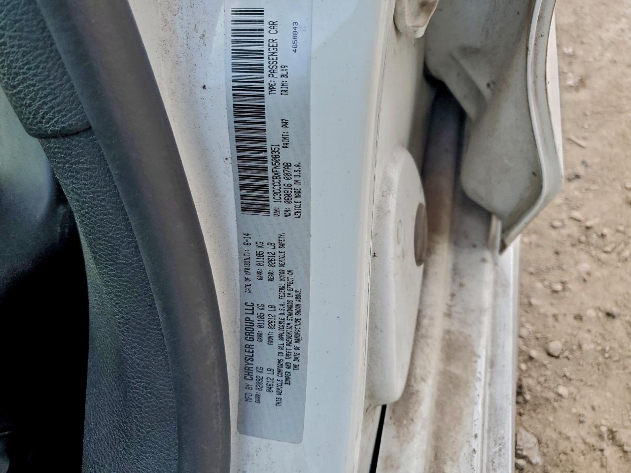 2015 CHRYSLER 200 C photo 12