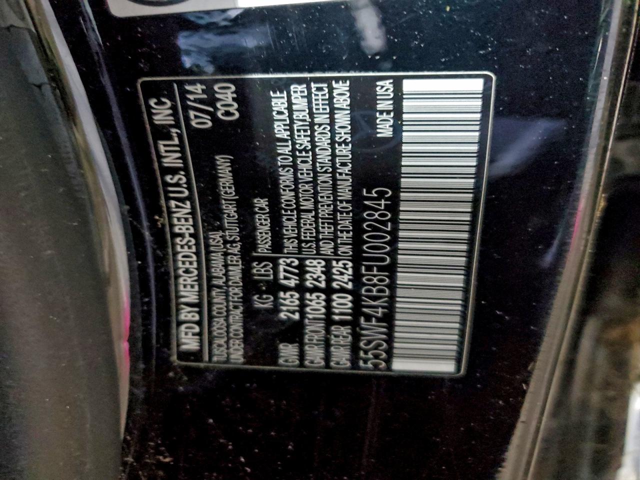 2015 MERCEDES-BENZ C 300 4MATIC photo 12