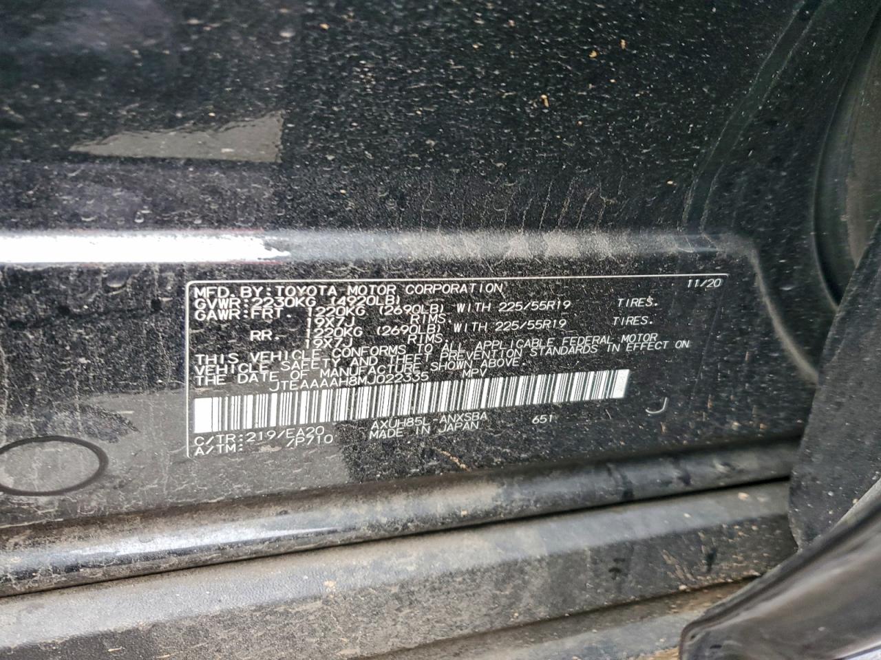 2021 TOYOTA VENZA LE photo 13