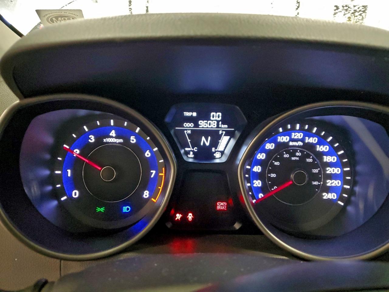 2013 HYUNDAI ELANTRA GLS photo 9