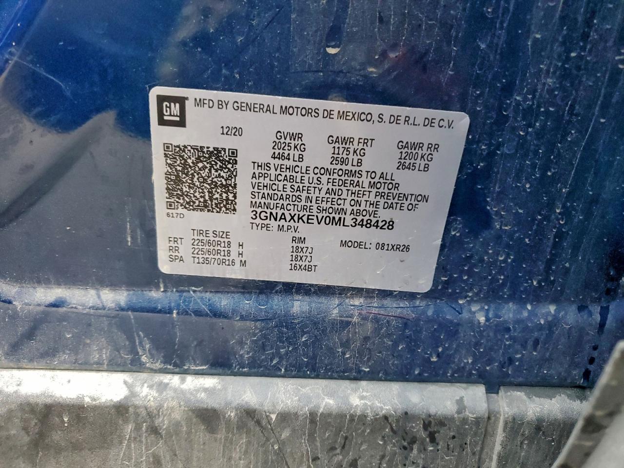 2021 CHEVROLET EQUINOX LT photo 13